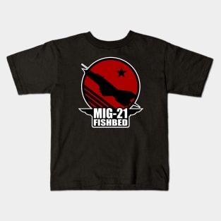 Mig-21 Fishbed Patch Kids T-Shirt